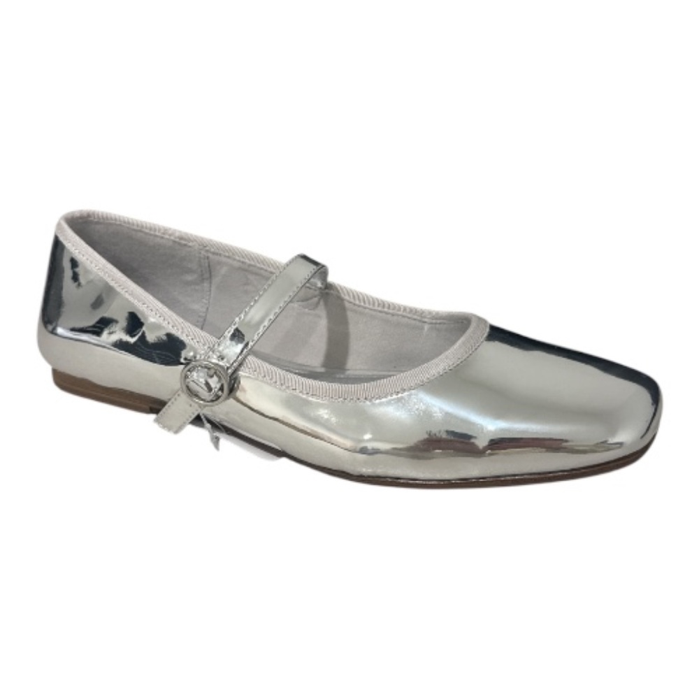 Scoop Black Mary Jane Flats -Silver Accents-Everyday Comfort-Limited Deal!